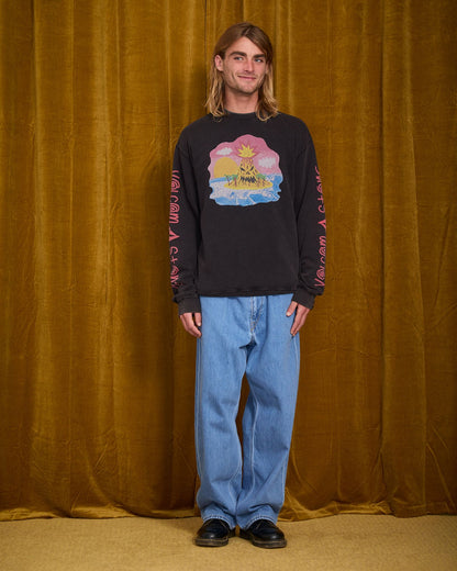Volcom Ozzy Sweatshirt Light Acid Black