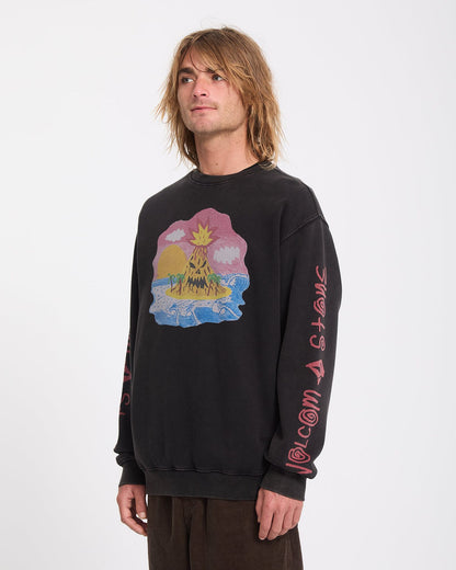Volcom Ozzy Sweatshirt Light Acid Black