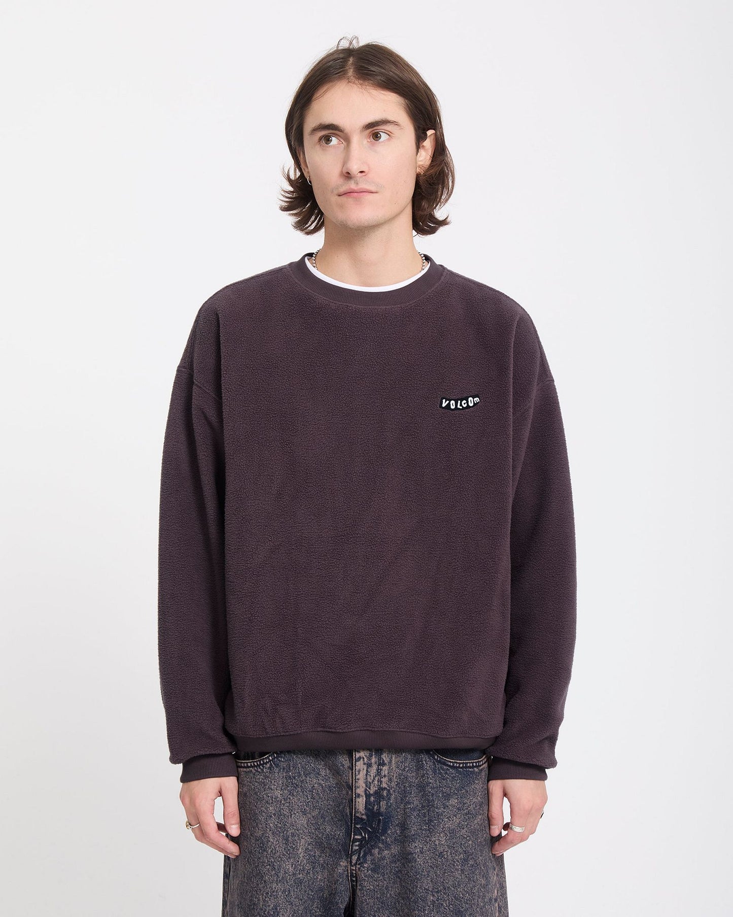 Volcom Too Kool Sweatshirt Raisin