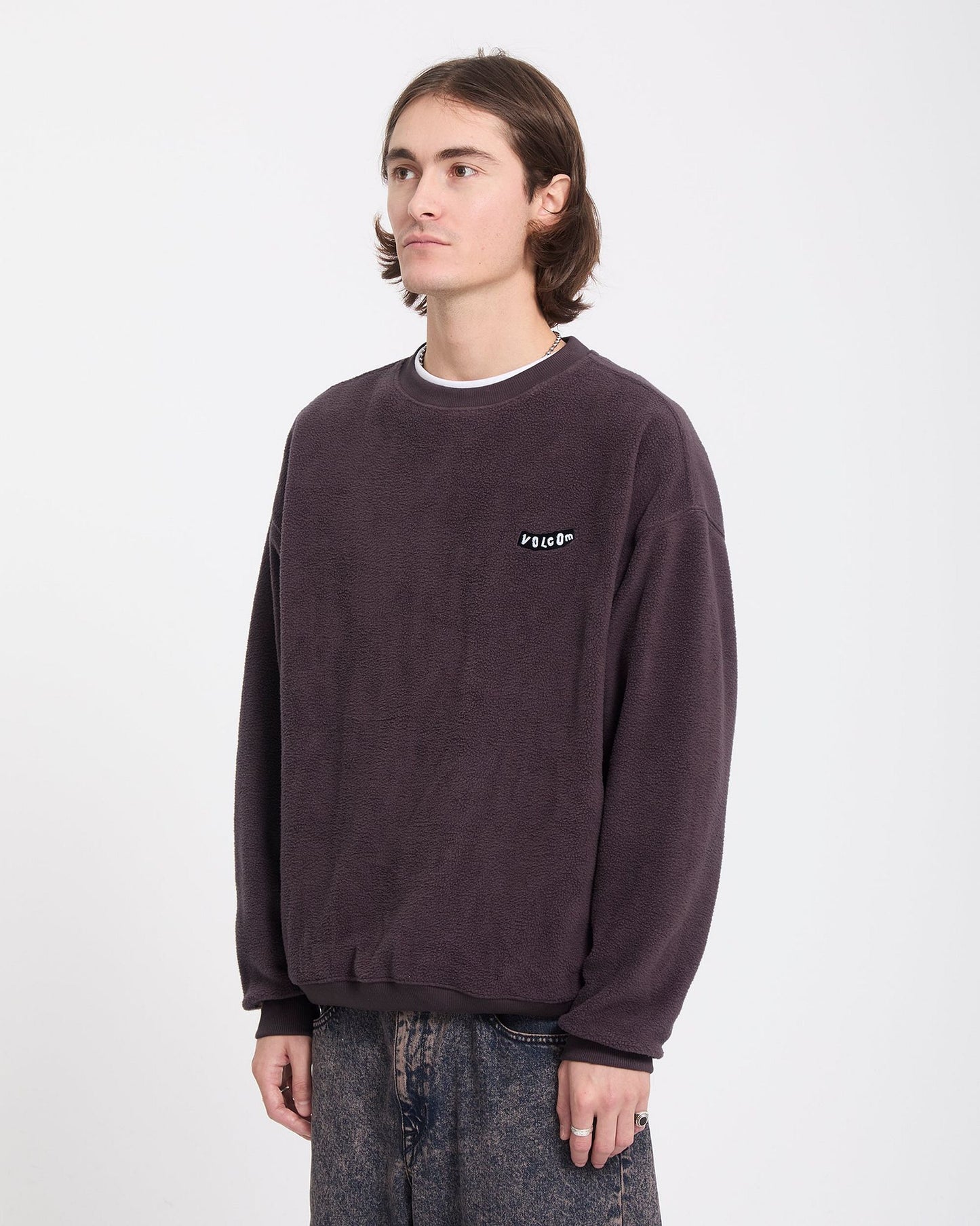 Volcom Too Kool Sweatshirt Raisin