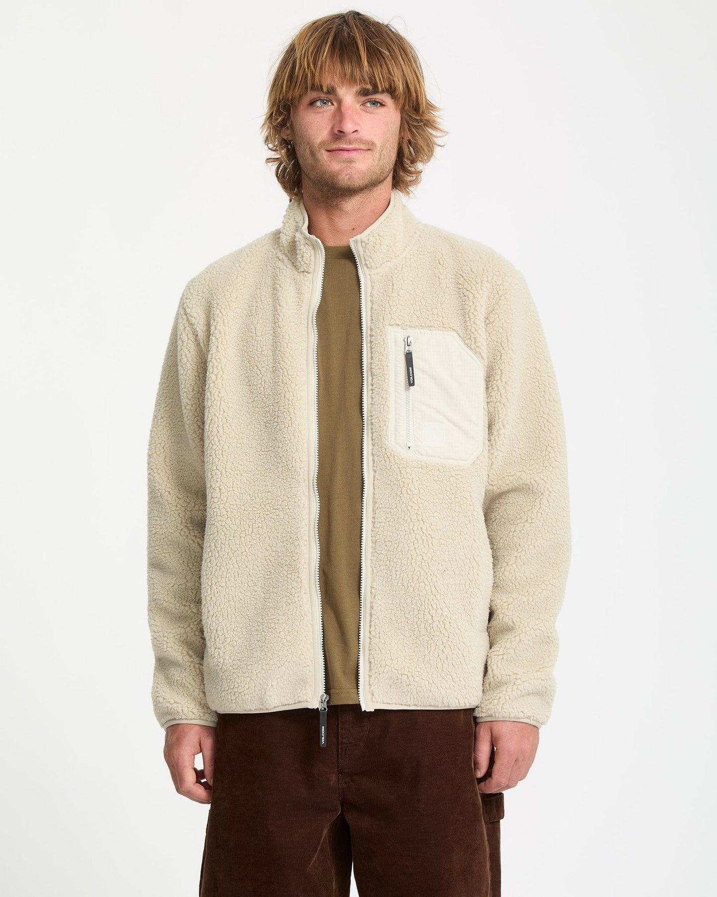 Volcom Muzzer Fuzzar Jacket STONE