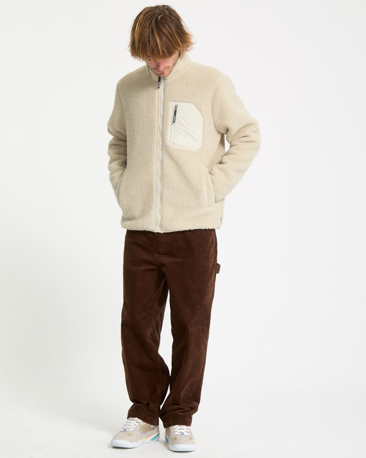 Volcom Muzzer Fuzzar Jacket STONE