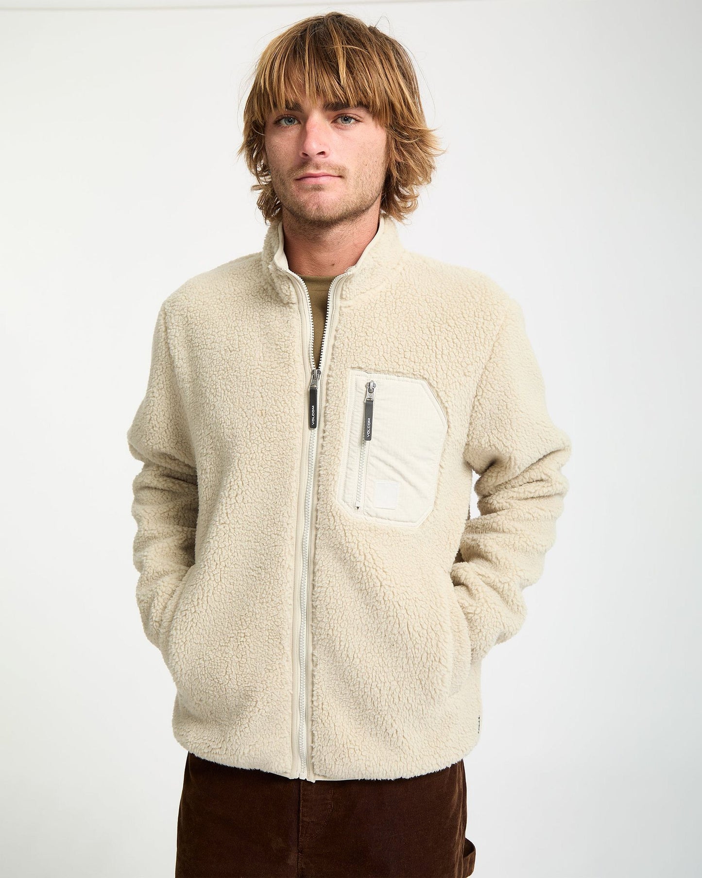 Volcom Muzzer Fuzzar Jacket STONE