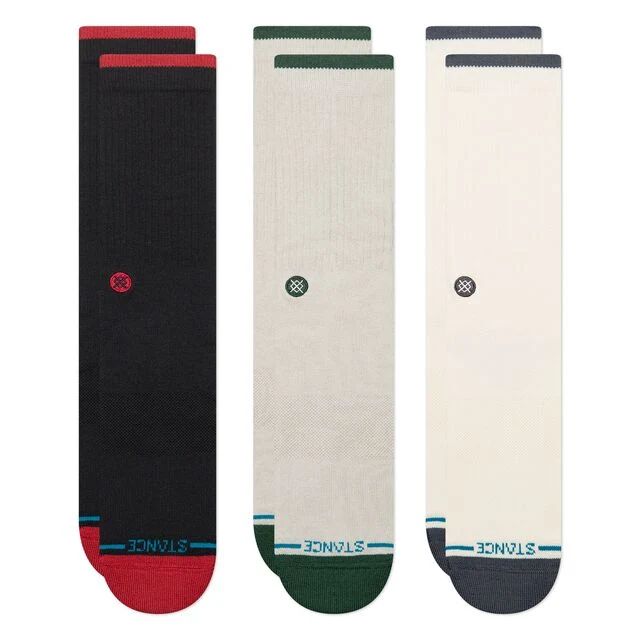 Stance Toner Crew Socks 3 Pack Black