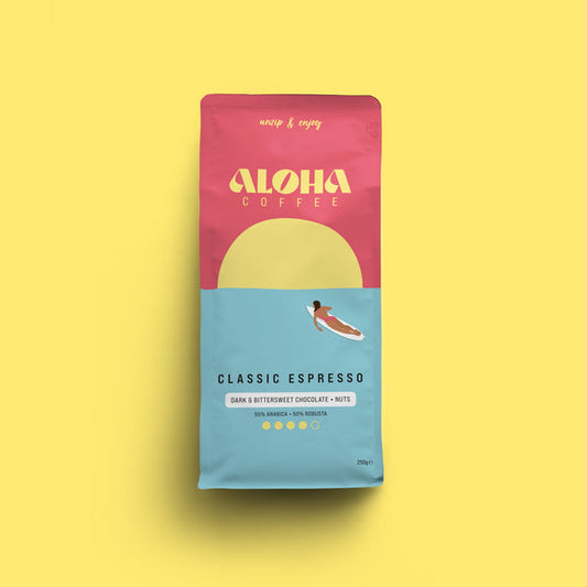 Aloha Coffee Classic Espresso gemahlen