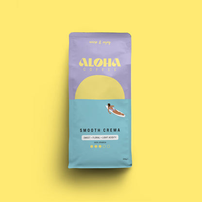 Aloha Coffee Smooth Crema ganze Bohne