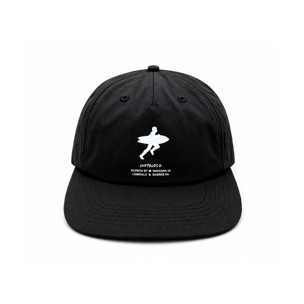 SantoLoco Run Club Cap Black