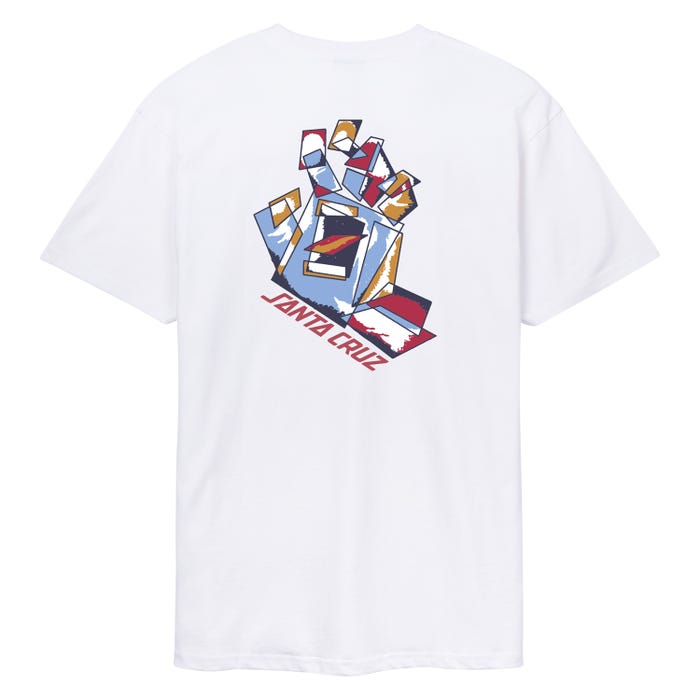 Santa Cruz Screaming Scratched Hand Strip T-Shirt