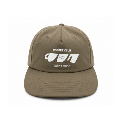 SantoLoco Coffee Club Cap Light Olive