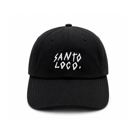 SantoLoco Logo Cap Black