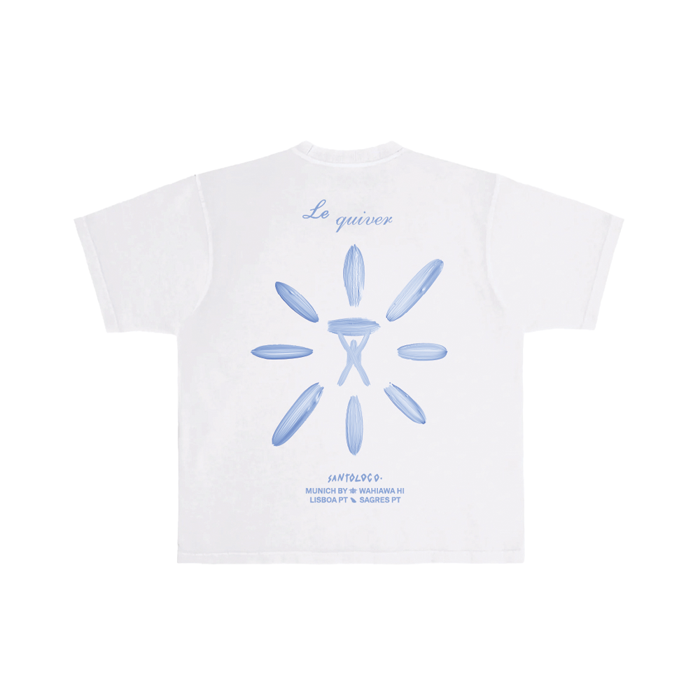 SantoLoco Quiver Tee White