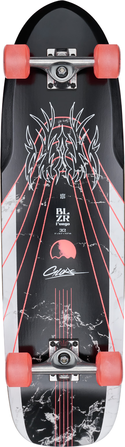Globe Blazer Fuego Cruiser 32 Bamboo Red
