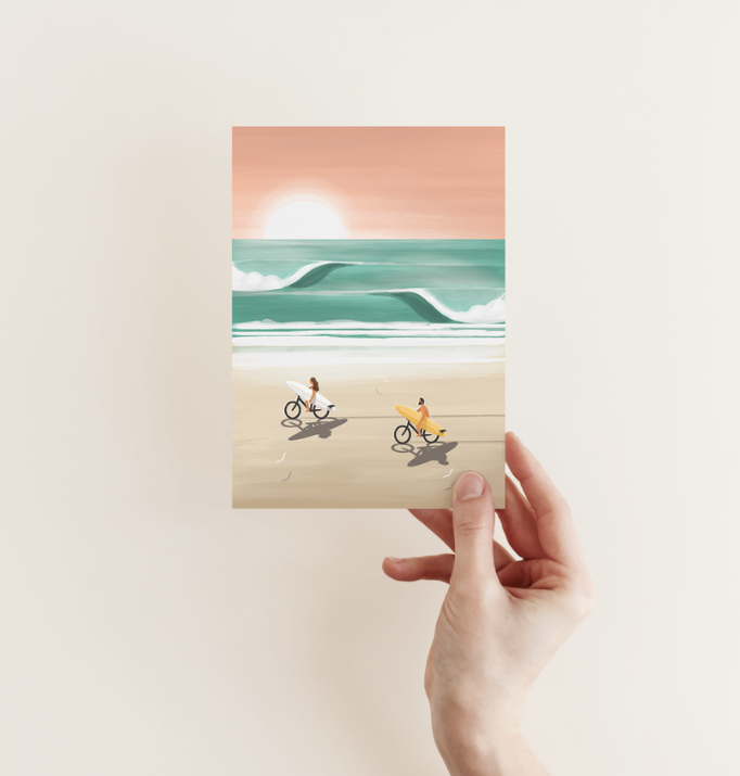 Studio Trev Typical Day In Scheveningen Postcard