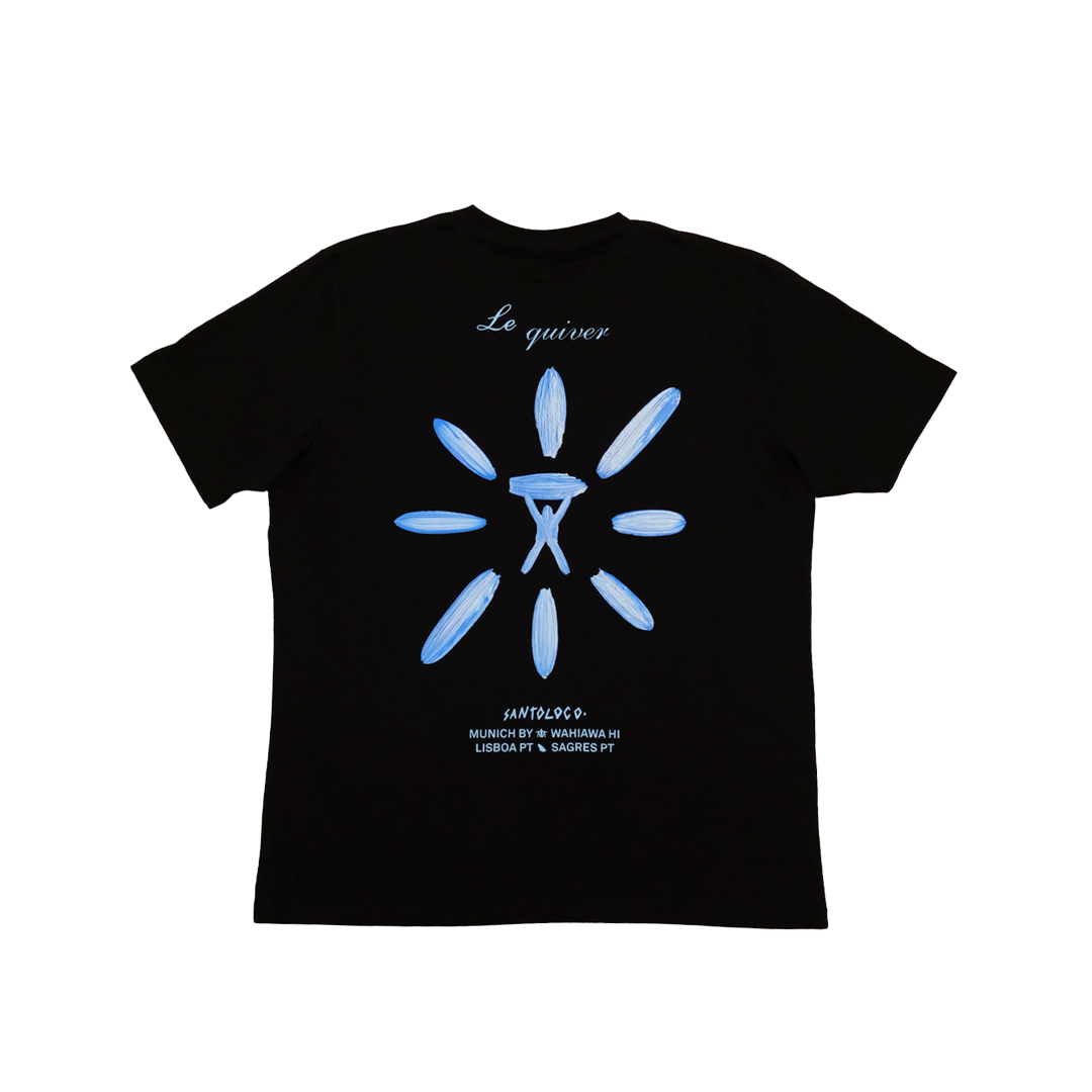 SantoLoco Quiver Tee Black