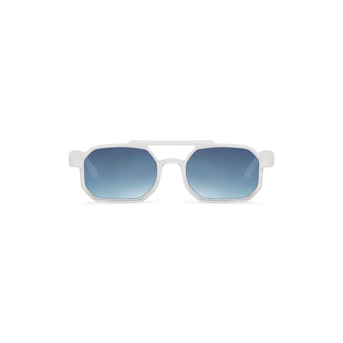 Brto Recycled Sunglass Transparent Blue
