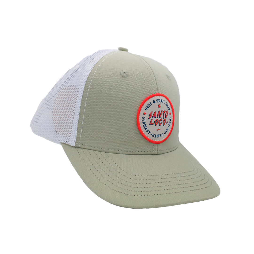 SantoLoco Logo Trucker Cap Sage