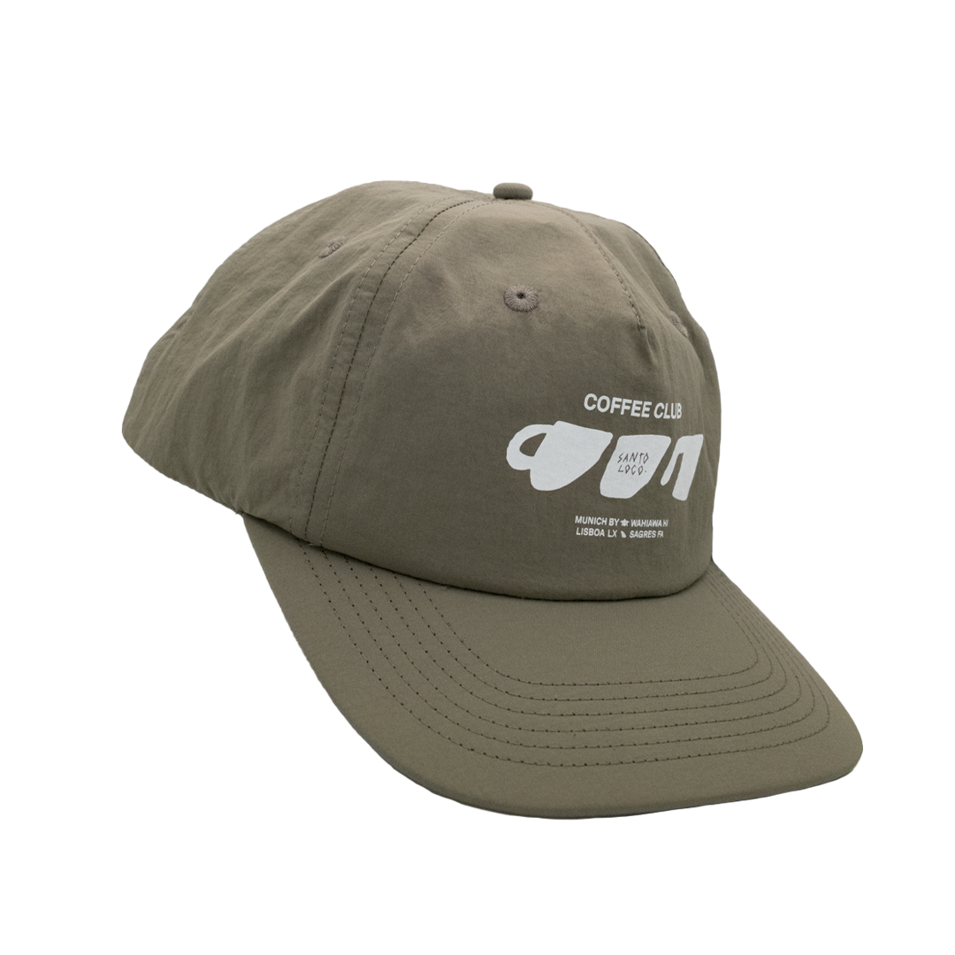 SantoLoco Coffee Club Cap Light Olive