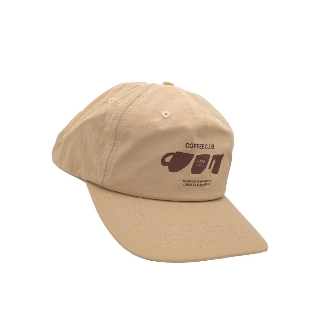 SantoLoco Coffee Club Cap Dark Sand