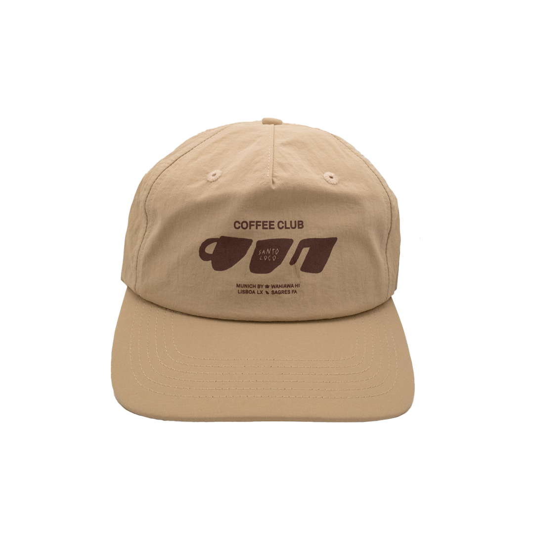 SantoLoco Coffee Club Cap Dark Sand