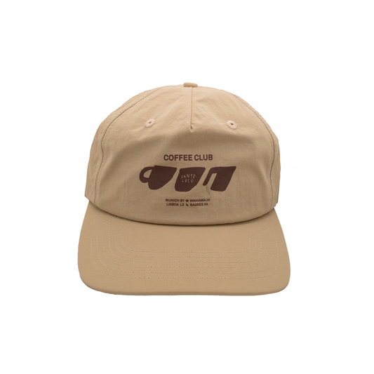 SantoLoco Coffee Club Cap Dark Sand