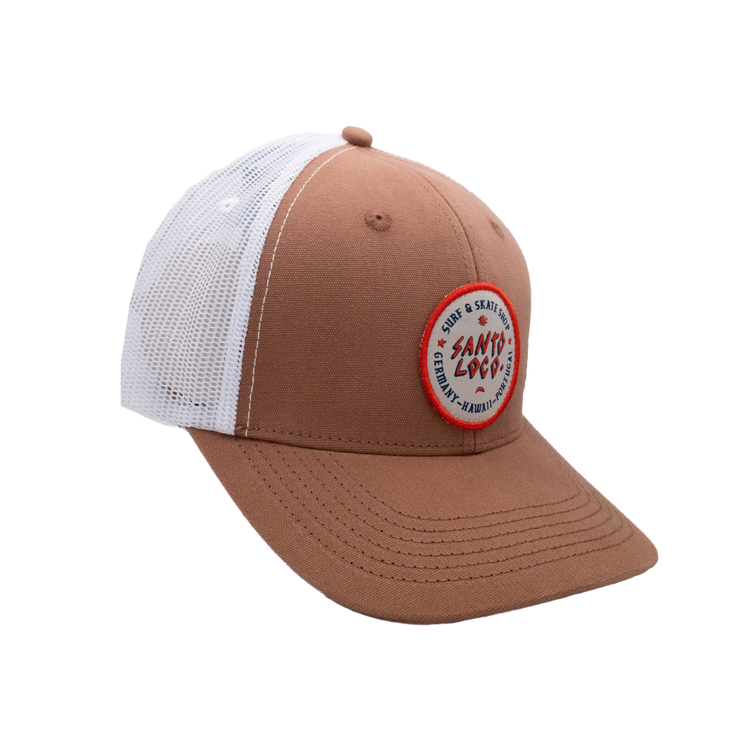 SantoLoco Logo Trucker Cap Earth