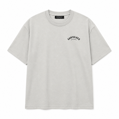 T-shirt SantoLoco Munich Surfing is a MotorSport Off White