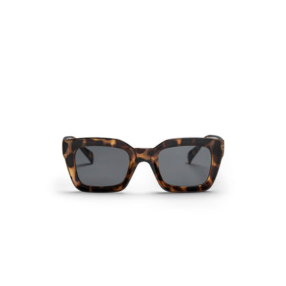 CHPO Anna Sunglasses Black / Leopard Brown / Burgundy