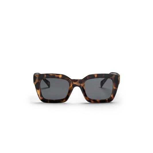 CHPO Anna Sunglasses Black / Leopard Brown / Burgundy