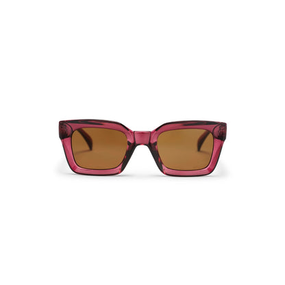CHPO Anna Sunglasses Black / Leopard Brown / Burgundy