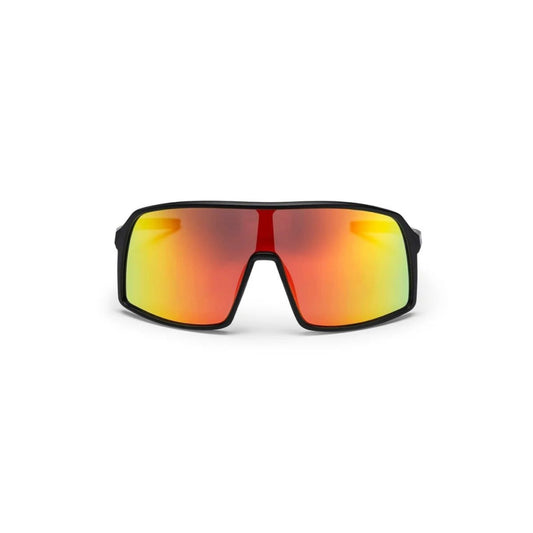 CHPO Erica Sunglasses Matte Black / Red Mirror