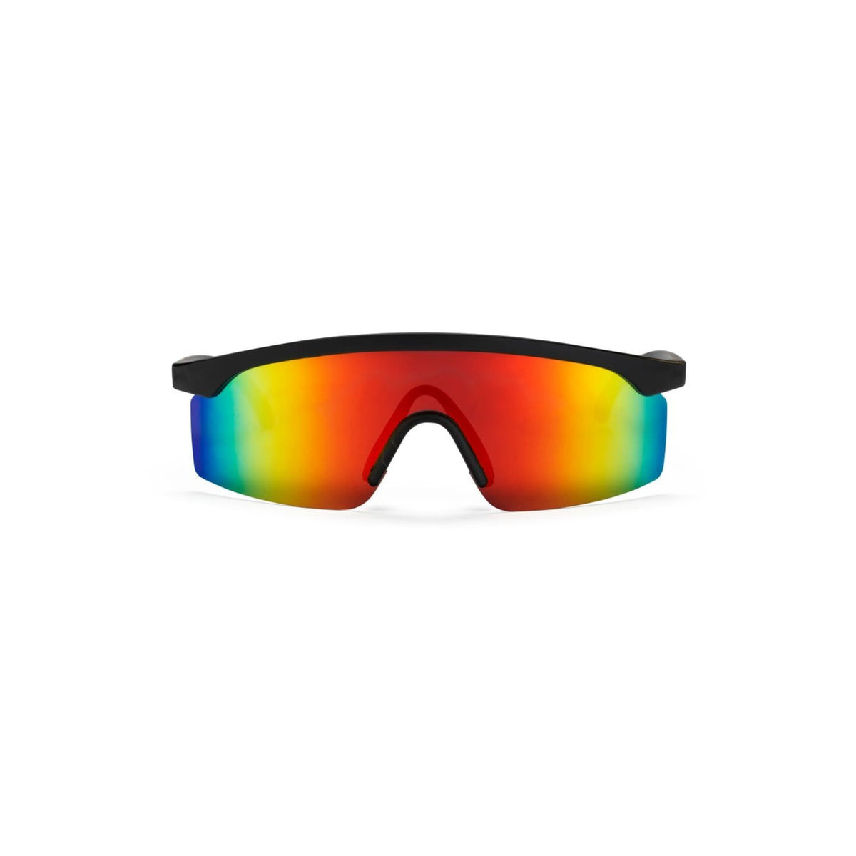 CHPO Lelle Sunglasses Black Red Mirror Black / Red Mirror