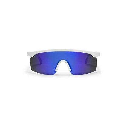 CHPO Lelle Sunglasses White White / Blue Mirror