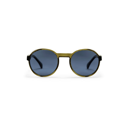 CHPO Rille Sunglasses Mustard Moss Green