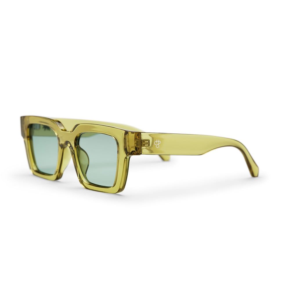 CHPO Max Sonnenbrille Transparent Olive Transparent Olive / Hellgrün