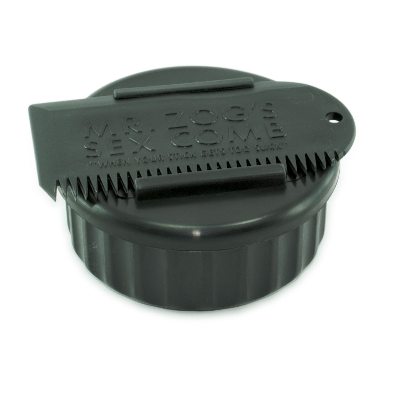 SexWax Container and Comb Set Schwarz
