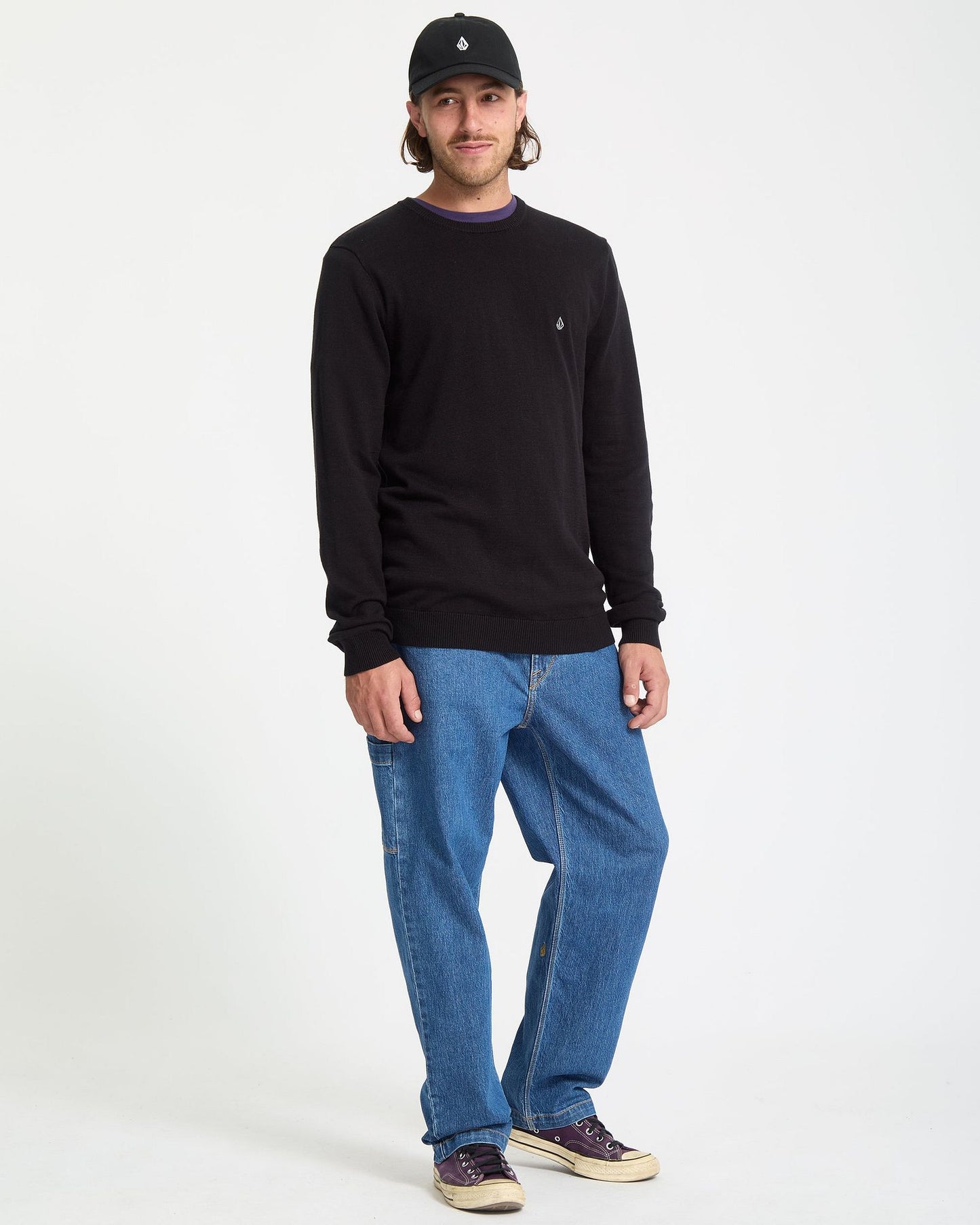Volcom Full Stone ADJ Hut Schwarz