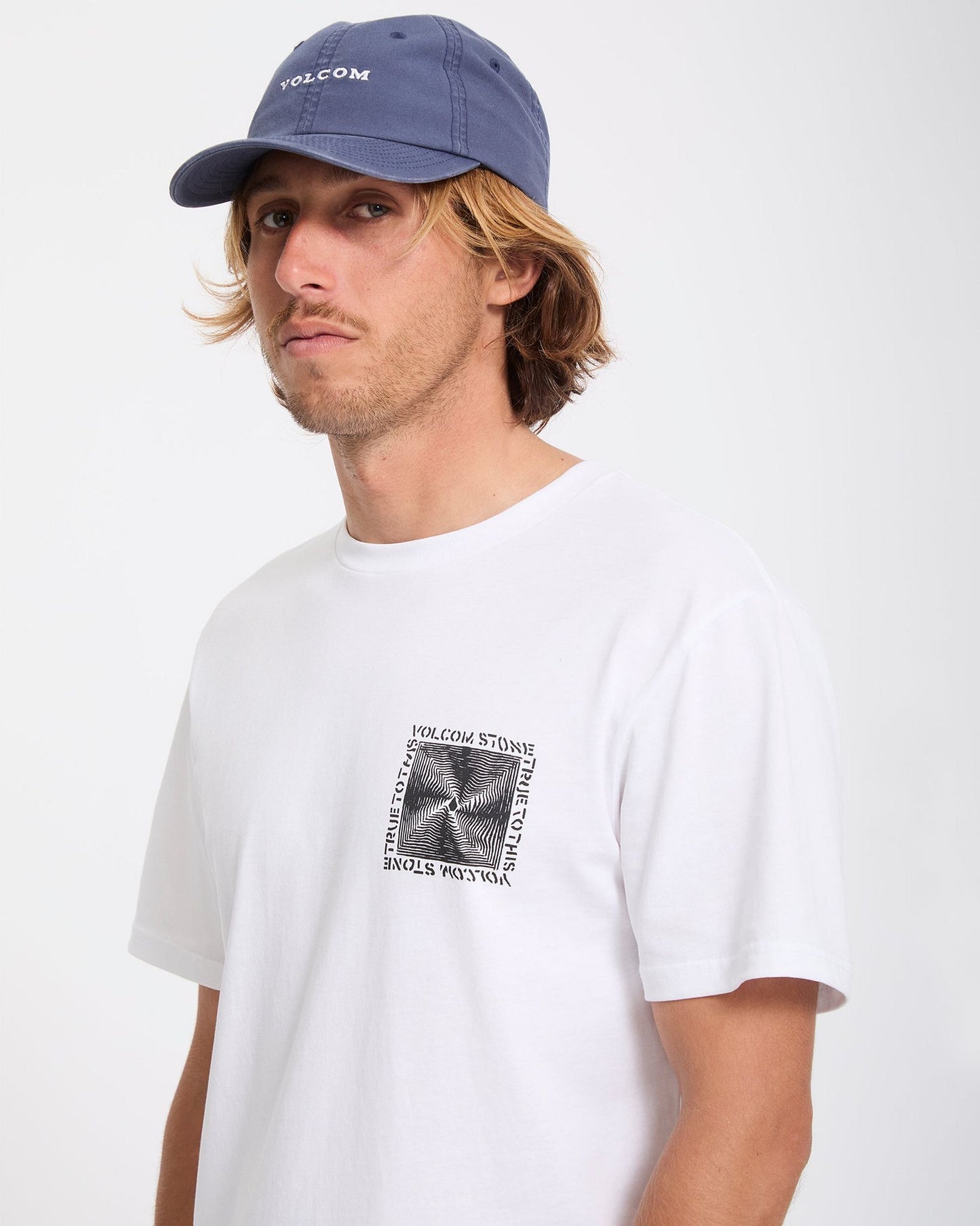 Volcom Full Stone Washed ADJ Hat Black Marine