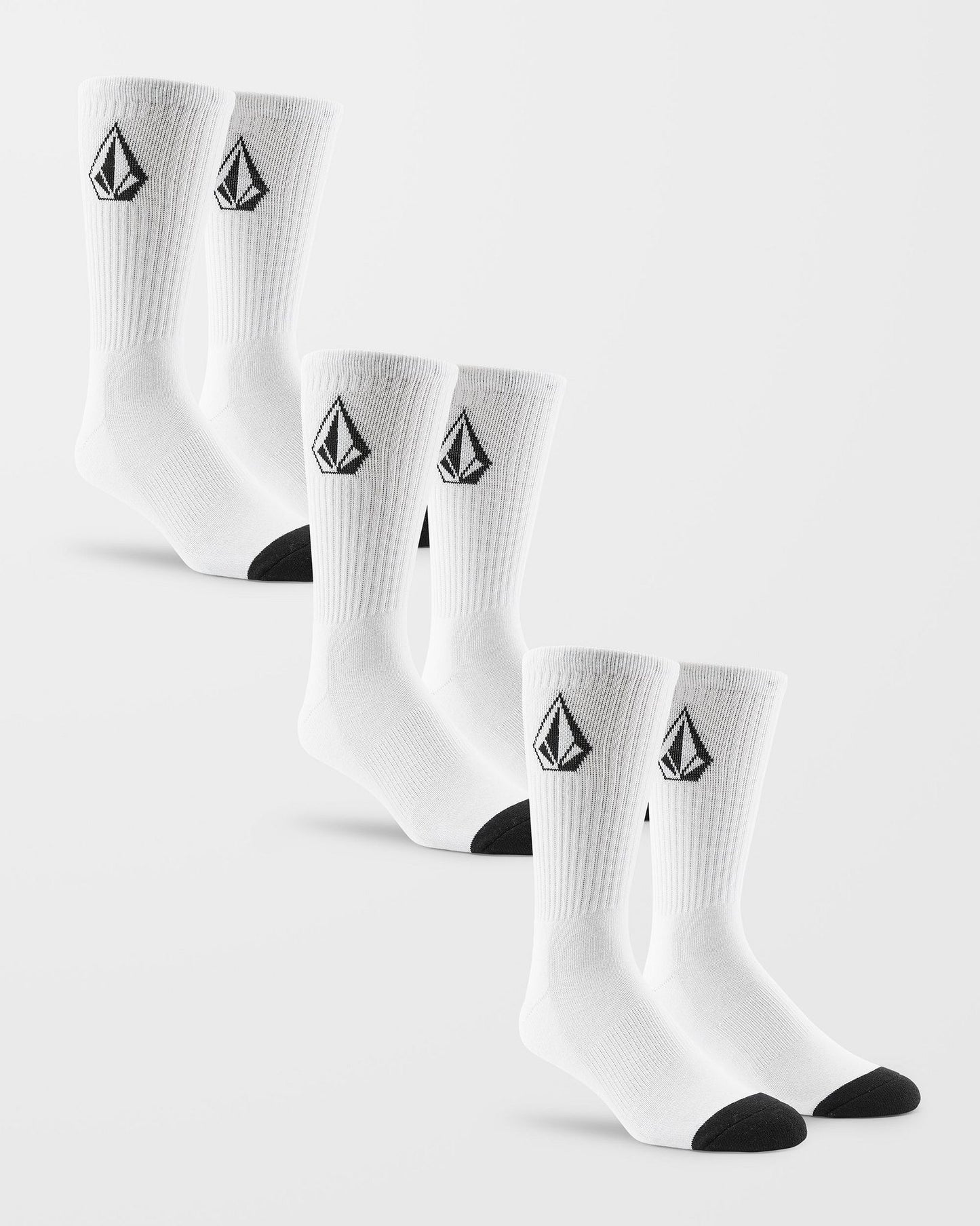 Volcom Full Stone Socks Black White