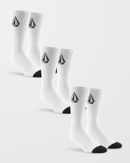Volcom Full Stone Socks Black White