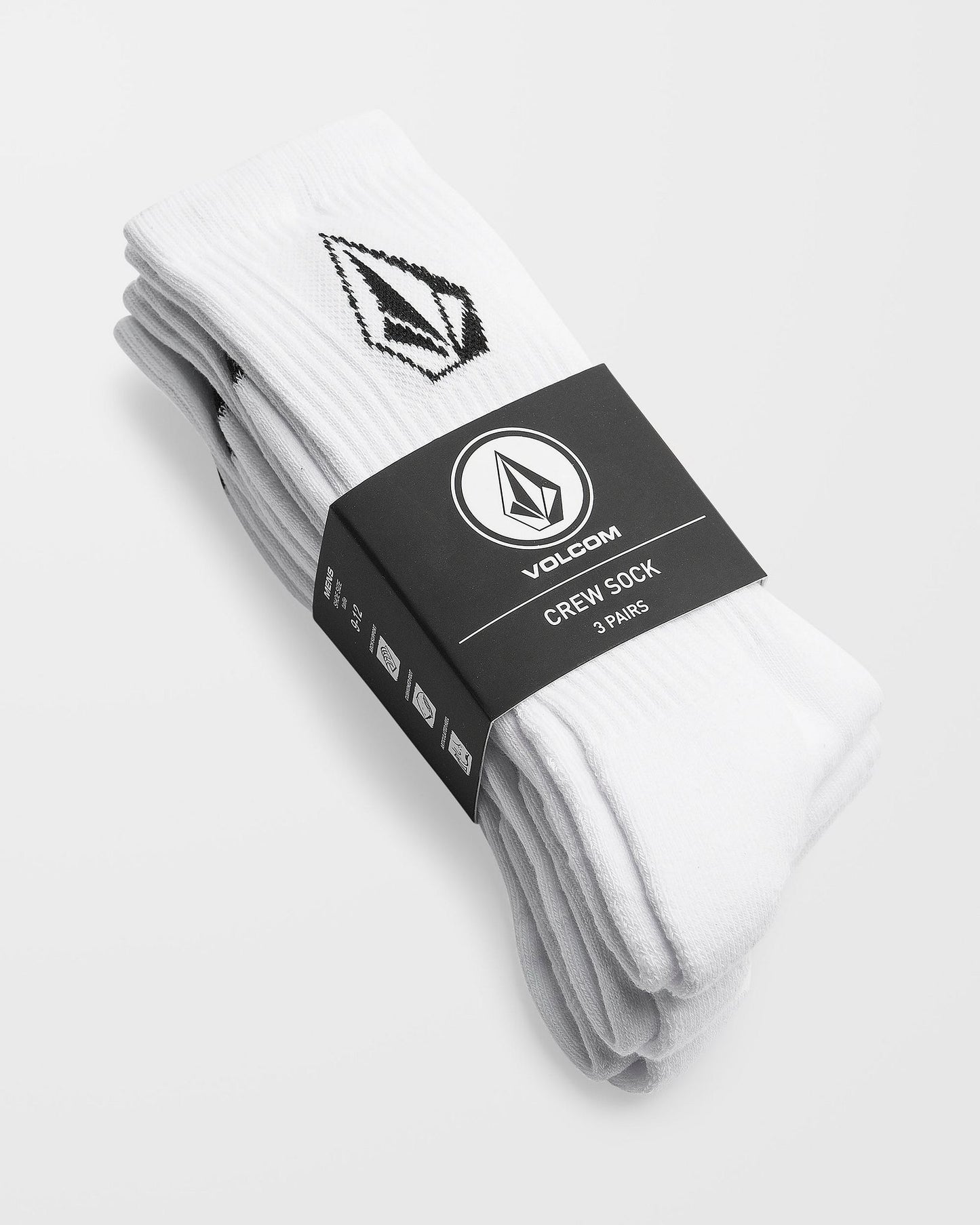Volcom Full Stone Socks Black White
