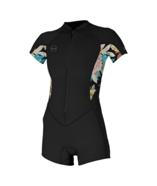 O'neill Damen Bahia 2/1 Front Zip  S/S Springsuit