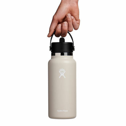 Hydro Flask 32oz Wide Flex Straw Cap Oat Trinkflasche