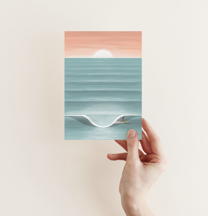 Studio Trev Endless Lines 3 Postcard