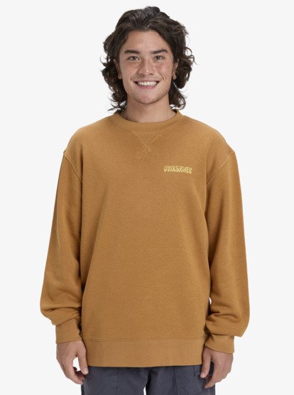 Quiksilver Salt Water Graphic Crew Mandel