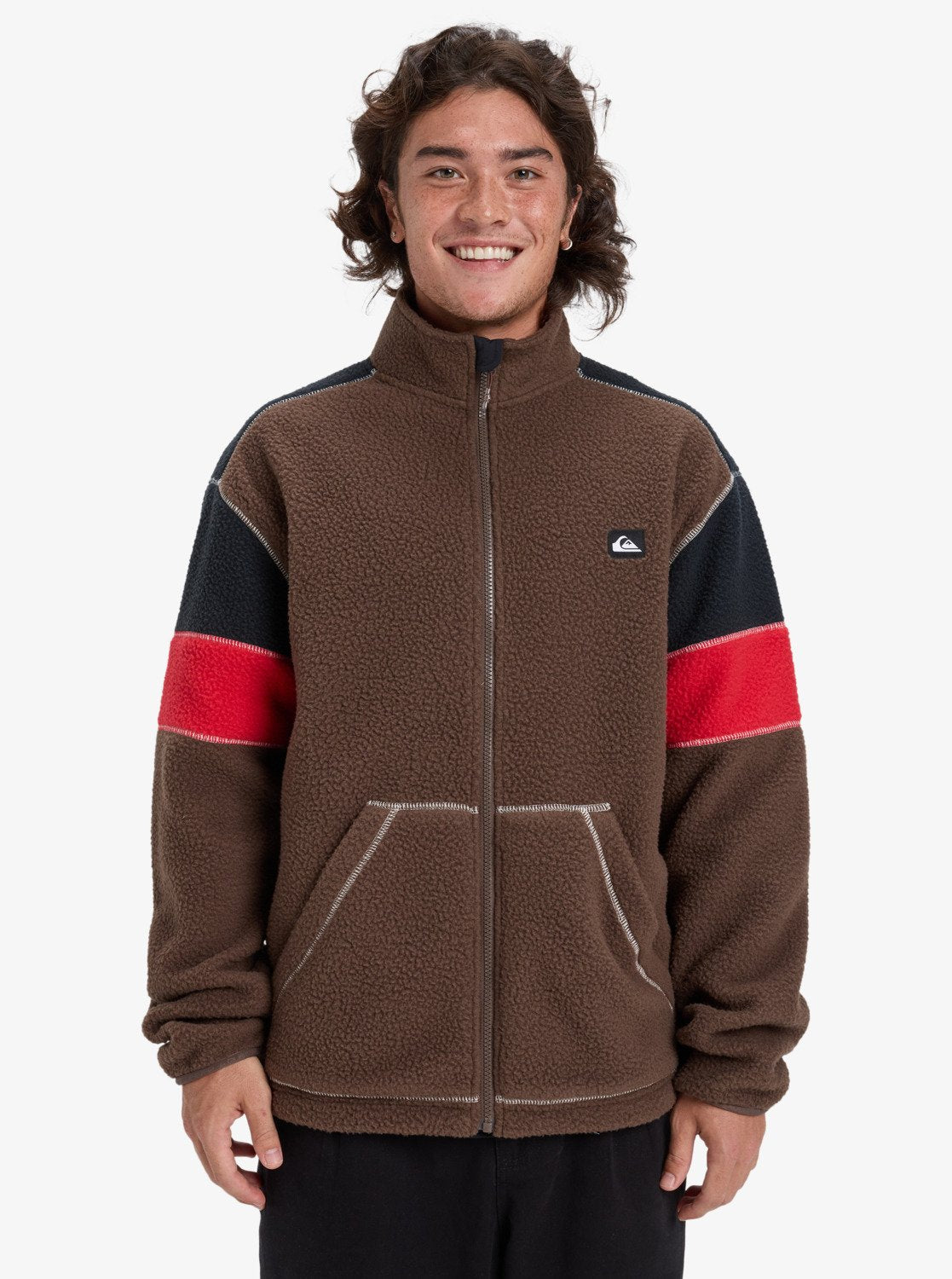 Quiksilver Clean Coast Block FZ Braun