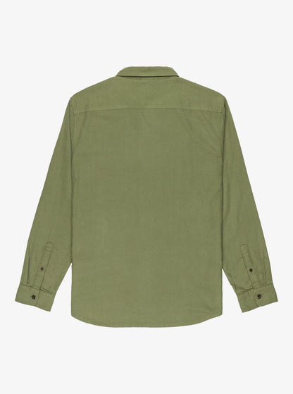 Quiksilver Motherfly Solid LS Shirt Green