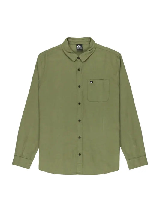Quiksilver Motherfly Solid LS Shirt Green