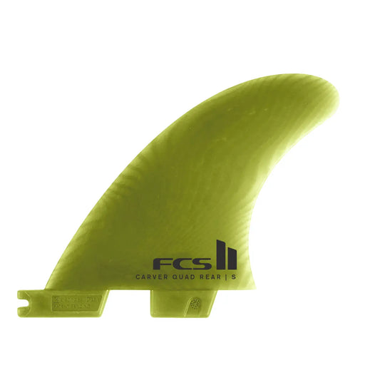 FCS 2 Carver Neo Glass Medium Eucalyptus Quad Rear Fins