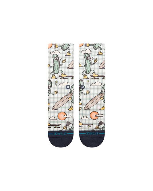 Stance Feeling Pickled Crew Socks Cream
