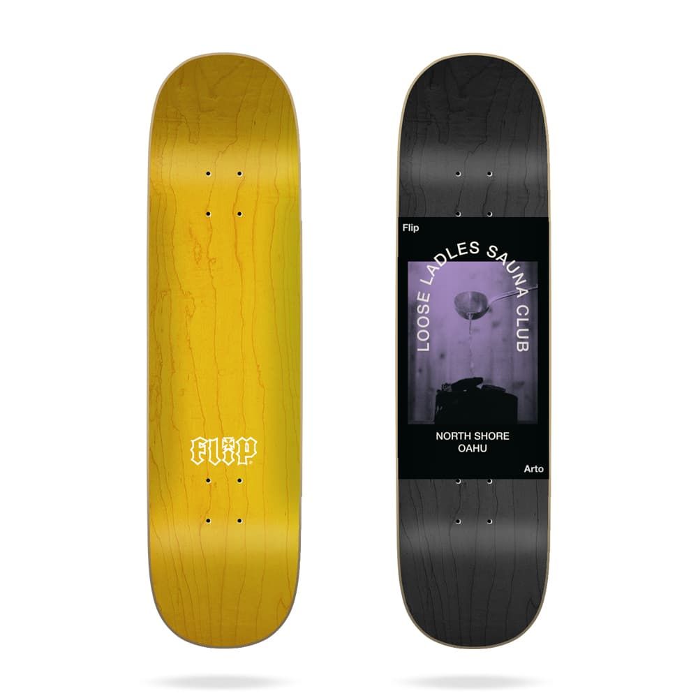 Flip L.L.S.C. Saari Skateboard Deck 8.625" Black
